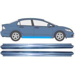 Slenkstis, apatinė už Honda Civic 2005-2011 / Kairė + Dešinė / SEDAN / Rinkinys 11008