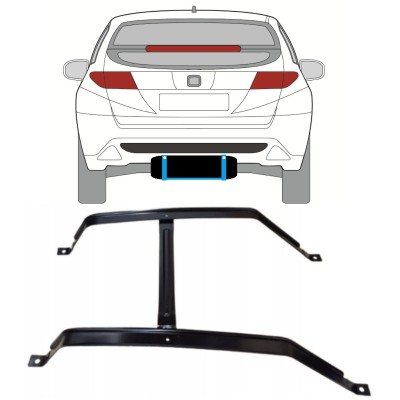 Kuro bako laikikliai už Honda Civic 2005-2011 15042
