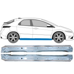 Visas slenkstis už Honda Civic 2005-2011 / Kairė + Dešinė / Rinkinys 9668