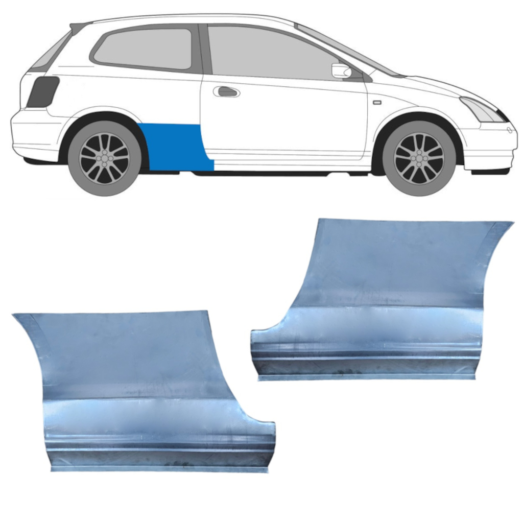 Galinė Arka Už Honda Civic 2001-2005 / Kairė + Dešinė / Rinkinys 9633