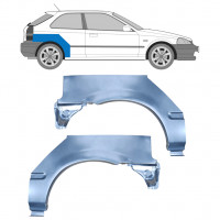 Galinė arka už Honda Civic 1995-2000 / Kairė + Dešinė / Rinkinys 9163