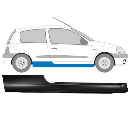 Visas slenkstis už Renault Clio II 1998-2012 / Dešinė 17162