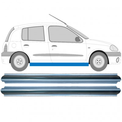 Slenkstis, apatinė už Renault Clio 1998-2012 / Kairė + Dešinė / Rinkinys 9344