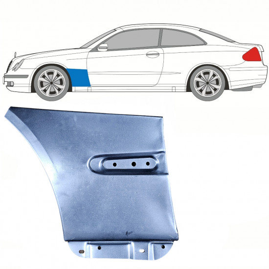 Sparno apatinė dalis už Mercedes CLK 2002-2009 / Kairė 8379