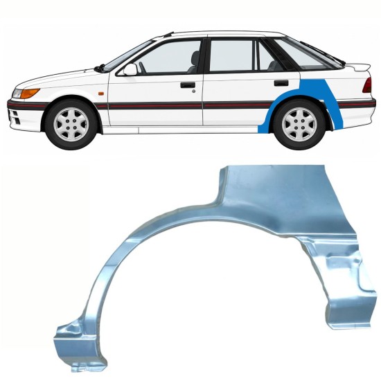 Galinė arka už Mitsubishi Colt 1988-1992 / Kairė 10796