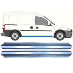 Slenkstis, apatinė už Opel Combo C 2000-2010 / Kairė = Dešinė (simetriška) / Rinkinys 10281