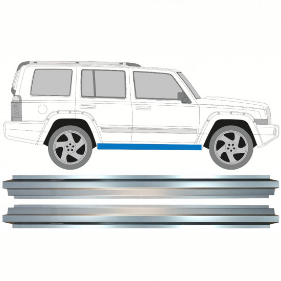 Slenkstis vidinė dalis už Jeep Commander 2005-2010 / Kairė = Dešinė (simetriška) / Rinkinys 10057