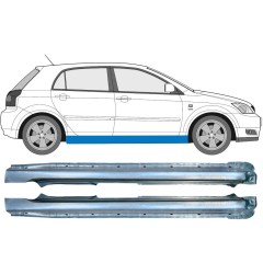 Visas slenkstis už Toyota Corolla E12 2001-2007 / Kairė + Dešinė / Rinkinys 9486