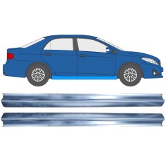 Slenkstis, apatinė už Toyota Corolla E14 E15 2007-2013 / Kairė + Dešinė / Rinkinys 11198