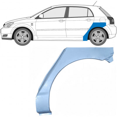 Galinė arka už Toyota Corolla 2001-2007 / Kairė 7044