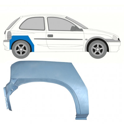 Galinė arka už Opel Corsa B 1993-2001 / Dešinė 7255