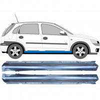 Slenkstis, apatinė už Opel Corsa 2000-2010 / Kairė + Dešinė / Rinkinys 9273