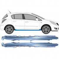 Slenkstis, apatinė už Opel Corsa 2006-2015 / Kairė + Dešinė / Rinkinys 10539