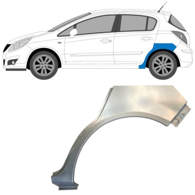 Galinė arka už Opel Corsa D 2006-2015 / Kairė / HATCHBACK 14576