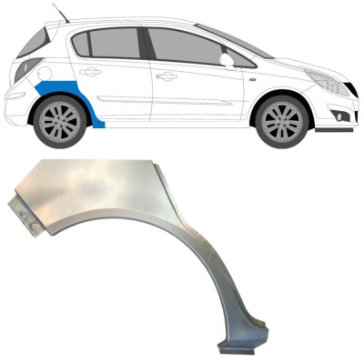 Galinė arka už Opel Corsa D 2006-2015 / Dešinė / HATCHBACK 14575