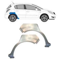 Galinė arka už Opel Corsa D 2006-2015 / Kairė + Dešinė / HATCHBACK / Rinkinys 14577