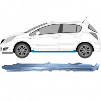 Visas slenkstis už Opel Corsa D 2006-2015 / Kairė 6880