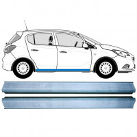 Slenkstis, apatinė už Opel Corsa E 2014-2019 / Kairė + Dešinė / Rinkinys 12883