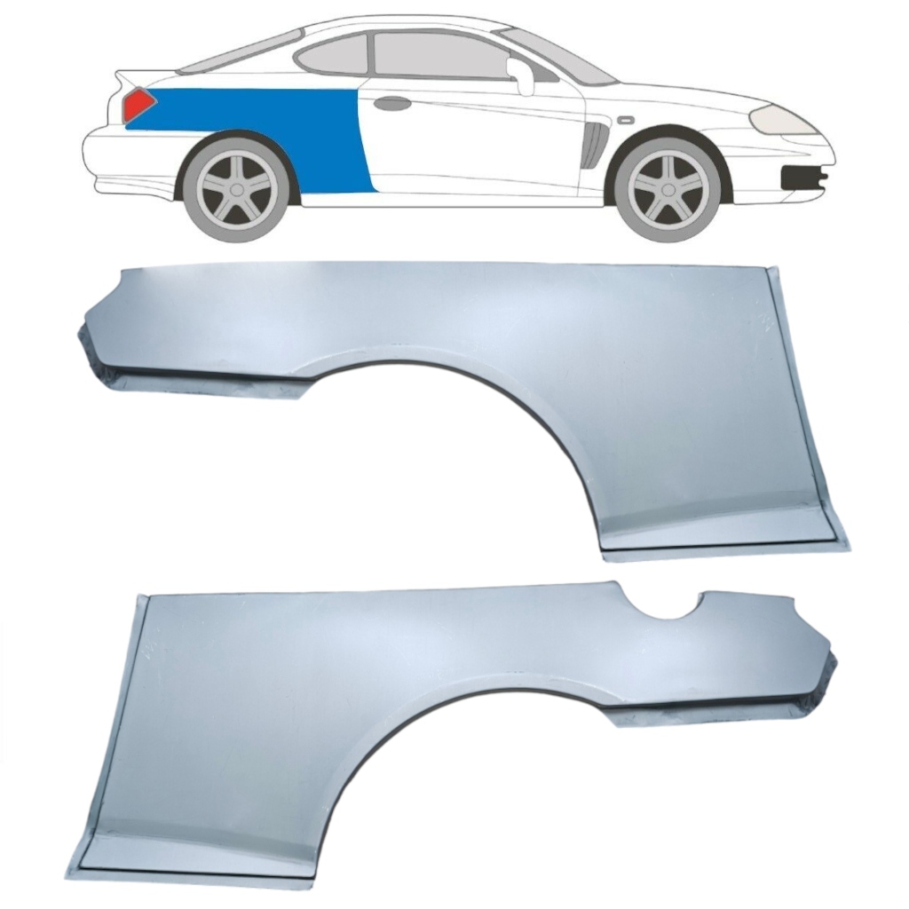Galinė Arka Už Hyundai Gk 2001-2009 / Kairė + Dešinė / Coupe / Rinkinys 6304