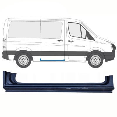 Slenkstis apatinė durų slankiojančių už Volkswagen Crafter 2005-2017 / Dešinė 13893