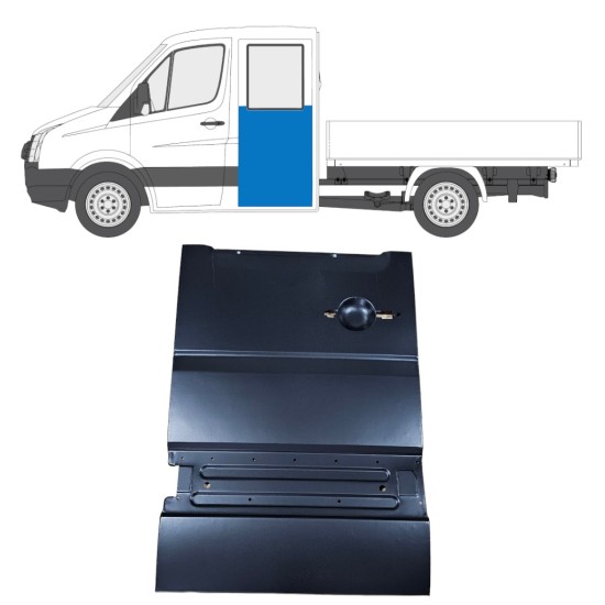 Galinių durų dalis už Volkswagen Crafter 2005-2017 / Kairė 14238