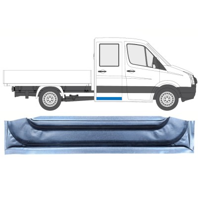 Galinių durų vidinė dalis už Volkswagen Crafter 2005-2017 / Kairė = Dešinė (simetriška) 13747