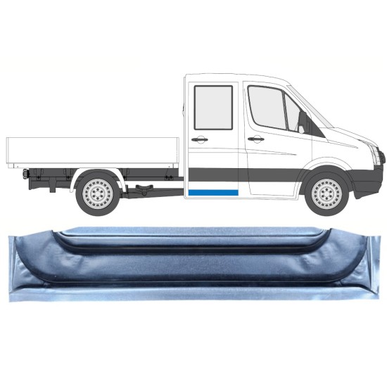 Galinių durų vidinė dalis už Volkswagen Crafter 2005-2017 / Kairė = Dešinė (simetriška) 13747
