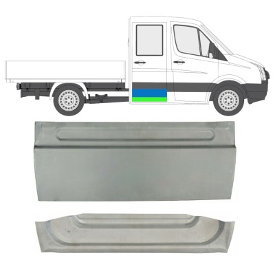 Galinių durų dalis už Volkswagen Crafter 2005-2017 / Kairė = Dešinė (simetriška) / Rinkinys 14126
