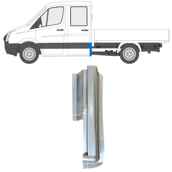 Galinis kampas už Volkswagen Crafter 2005-2017 / Dešinė 15509