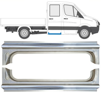 Slenkstis galinė dalis už Volkswagen Crafter 2005-2017 / Kairė + Dešinė / Rinkinys 15520