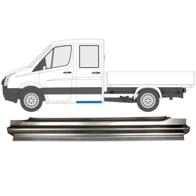 Slenkstis galinė dalis už Volkswagen Crafter 2005-2017 / Kairė 15515