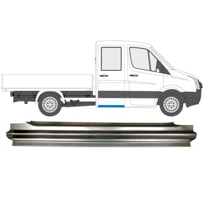 Slenkstis galinė dalis už Volkswagen Crafter 2005-2017 / Dešinė 15514