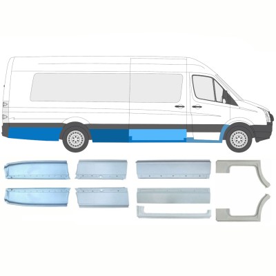 Remonto komplektas už Volkswagen Crafter 2005-2017 / Kairė + Dešinė / 14495