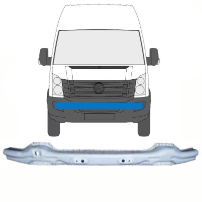 Priekinis bamperio pastiprinimas už Volkswagen Crafter 2005-2017 13861