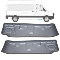 Priek durų vidaus skarda už Volkswagen Crafter 2005-2017 / Kairė + Dešinė / Rinkinys 15544