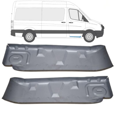 Priek durų vidaus skarda už Volkswagen Crafter 2005-2017 / Kairė + Dešinė / Rinkinys 15544