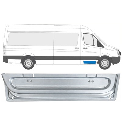 Priekinių durų vidinė dalis už Volkswagen Crafter 2005-2017 / Dešinė 17056