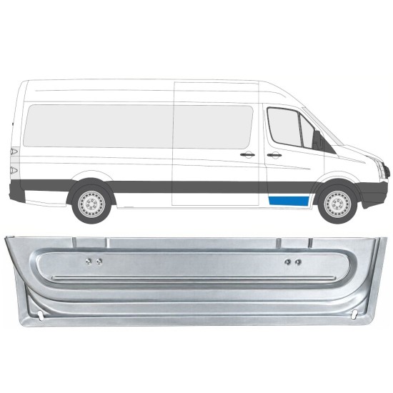 Priekinių durų vidinė dalis už Volkswagen Crafter 2005-2017 / Dešinė 17056