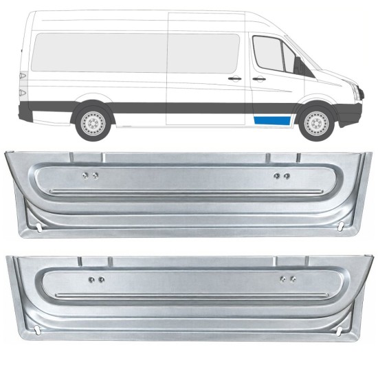 Priekinių durų vidinė dalis už Volkswagen Crafter 2005-2017 / Kairė + Dešinė 17058