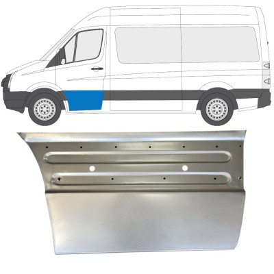 Priekinių durų skarda už Volkswagen Crafter 2005-2017 / Kairė 15495