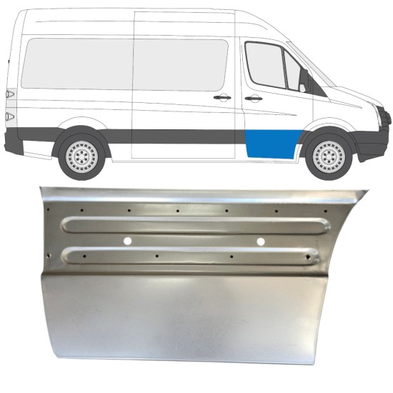Priekinių durų skarda už Volkswagen Crafter 2005-2017 / Dešinė 15494