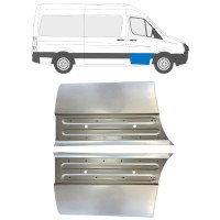 Priekinių durų skarda už Volkswagen Crafter 2005-2017 / Kairė + Dešinė / Rinkinys 15496