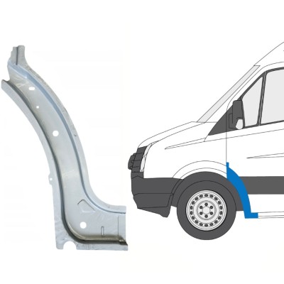 Priekinė arka vidinė už Volkswagen Crafter 2005-2017 / Kairė 15499