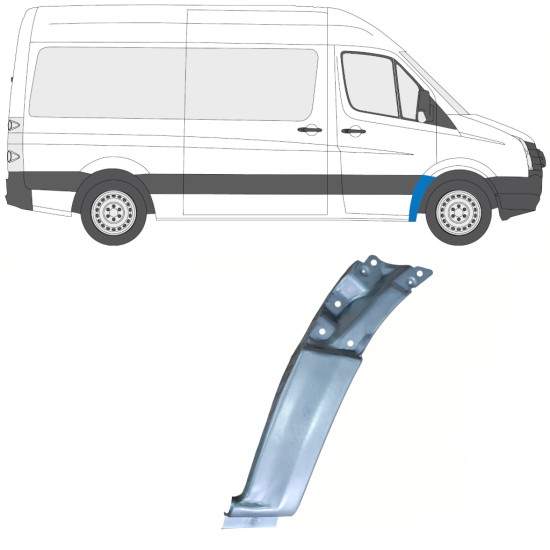 Sparno apatinė dalis už Volkswagen Crafter 2005-2017 / Dešinė 13752