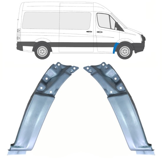 Sparno apatinė dalis už Volkswagen Crafter 2005-2017 / Dešinė 17255