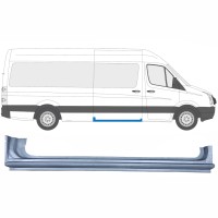 Slenkstis apatinė durų slankiojančių už Volkswagen Crafter 2005-2017 / Dešinė 13437