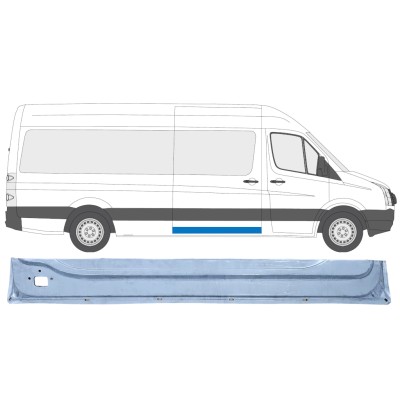 Stumdomų durų vidinė dalis už Volkswagen Crafter 2005-2017 / Dešinė 13992