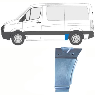 Galinė arka už Volkswagen Crafter 2005-2017 / Kairė 13940