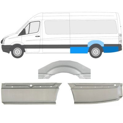 Galinė arka už Volkswagen Crafter 2005-2017 / Kairė / Rinkinys 13944