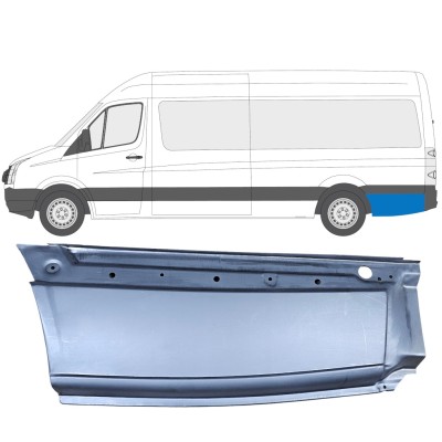 Galinė arka už Volkswagen Crafter 2005-2017 / Kairė 13609